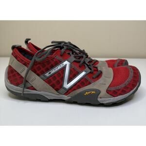 New Balance Minimus 10 Trail Sneaker Mens 10 Red Mesh MT10RD Low Lace Up Trainer